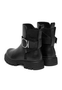 Jenny - JENNY Botki CEO-WS5899-10 Czarny. Kolor: czarny. Materiał: materiał, syntetyk