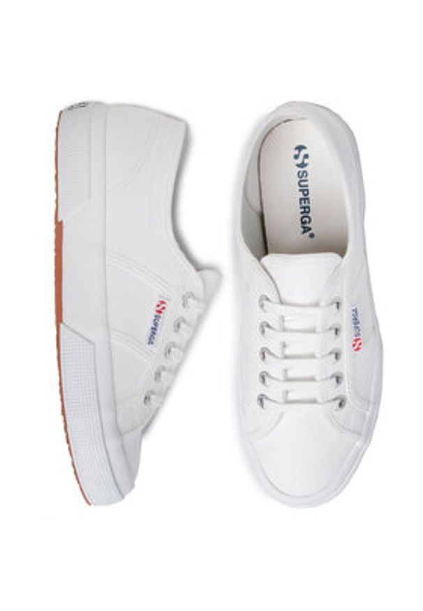 Superga Tenisówki 2750 Efglu S009VH0 Biały. Kolor: biały. Materiał: skóra
