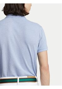 Polo Ralph Lauren Polo 710666998007 Niebieski Custom Slim Fit. Typ kołnierza: polo. Kolor: niebieski. Materiał: bawełna #2