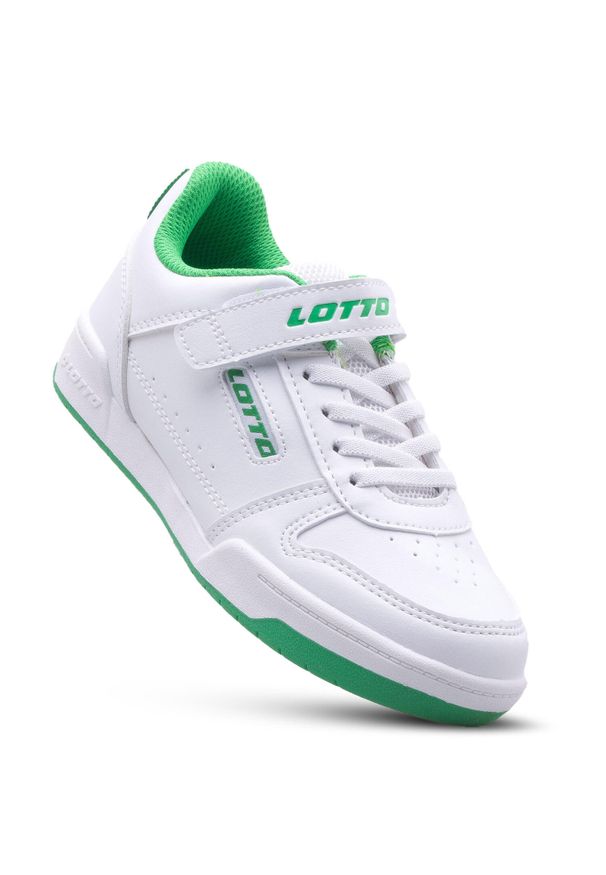 Buty sportowe dziecięce LOTTO TOCO BC sneakersy. Kolor: wielokolorowy, zielony, biały