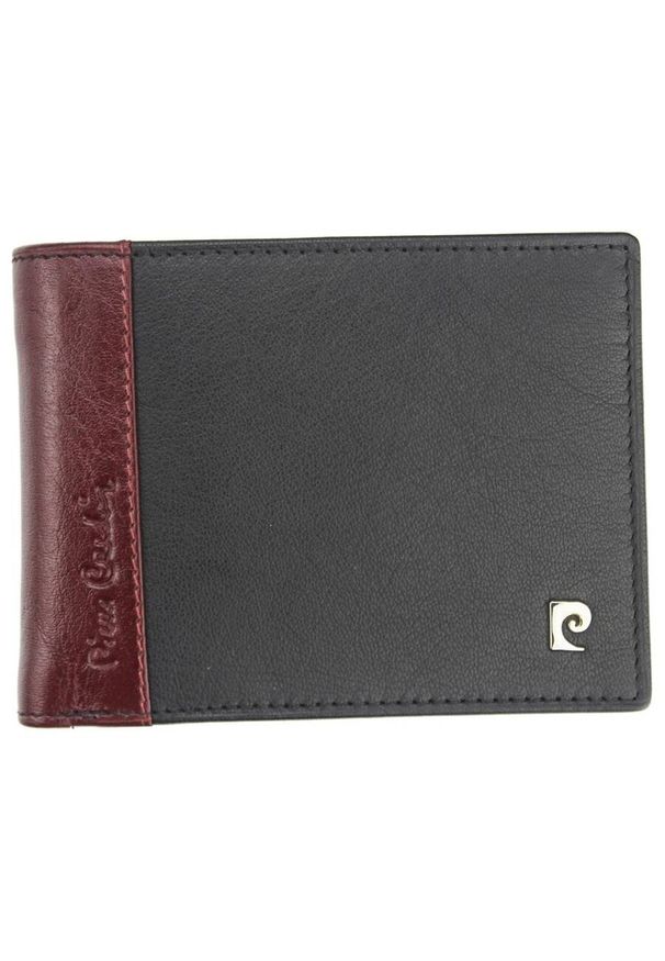 Portfel męski Pierre Cardin 8806 TILAK30 czarny. Kolor: czarny. Materiał: skóra
