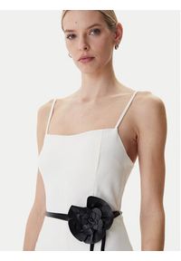 Guess Sukienka koktajlowa W6RK0G KC9O0 Écru Regular Fit. Materiał: syntetyk. Styl: wizytowy #3