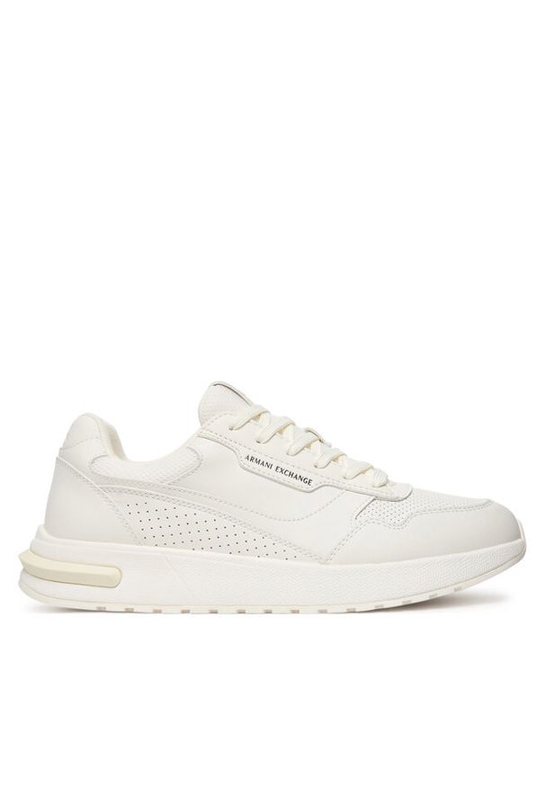 Sneakersy Armani Exchange. Kolor: biały