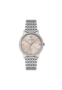 Emporio Armani Zegarek Mesh Automatic AR60082 Srebrny. Kolor: srebrny. Materiał: mesh