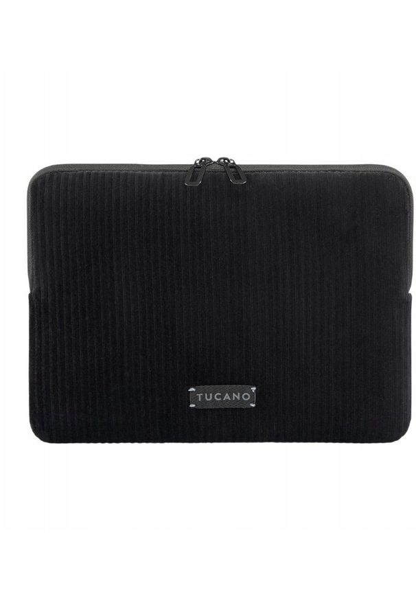 TUCANO Velluto 2 - Pokrowiec MacBook Air 13" (M4/M3/M2/M1/2025-2018) / Pro 13" / Laptop 12" (czarny). Kolor: czarny