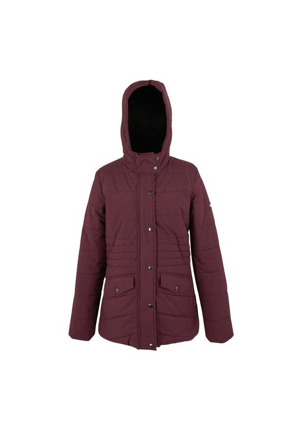 Regatta - Kurtka Ocieplana Damska/panie Agara. Kolor: czerwony, wielokolorowy, brązowy, czarny. Materiał: puch. Sport: turystyka piesza