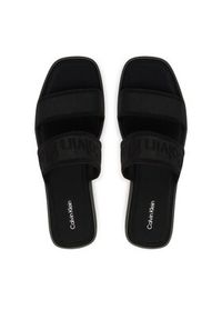 Calvin Klein Klapki Flatform Sndl Webbing HW0HW02878 Czarny. Kolor: czarny. Materiał: materiał #4
