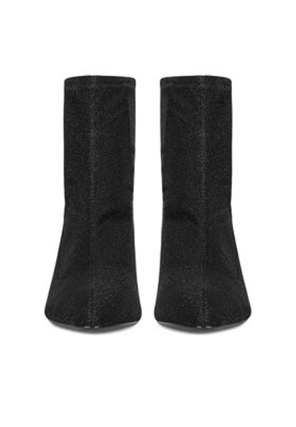 DeeZee Botki 5758 Czarny. Kolor: czarny. Materiał: materiał