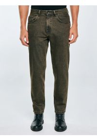 Big-Star - Jeansy męskie z kolekcji Authentic brązowe Ates 888. Kolor: brązowy. Styl: klasyczny