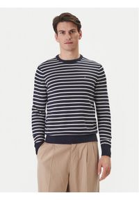 TOMMY HILFIGER - Tommy Hilfiger Sweter Essential MW0MW39999 Granatowy Regular Fit. Kolor: niebieski. Materiał: bawełna #1