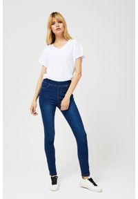 MOODO - Jeansy typu jeggins. Stan: podwyższony. Materiał: jeans. Długość: długie. Wzór: gładki #3