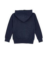 LEONE 1947 APPAREL - Dziecięca bluza z kapturem Basic Leone zapinana na zamek na całej długości. Typ kołnierza: kaptur. Kolor: niebieski. Sport: joga i pilates