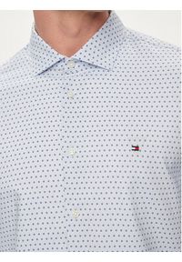 TOMMY HILFIGER - Tommy Hilfiger Koszula Circle MW0MW34649 Błękitny Slim Fit. Kolor: niebieski. Materiał: bawełna