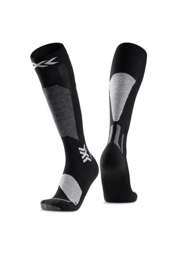 X-Socks - Skarpety narciarskie męskie Ski Discover Otc. Kolor: wielokolorowy, czarny, szary. Sport: narciarstwo