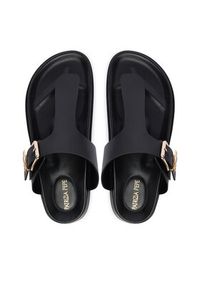 Patrizia Pepe Japonki PPJ405.31 Czarny. Kolor: czarny. Materiał: skóra #2