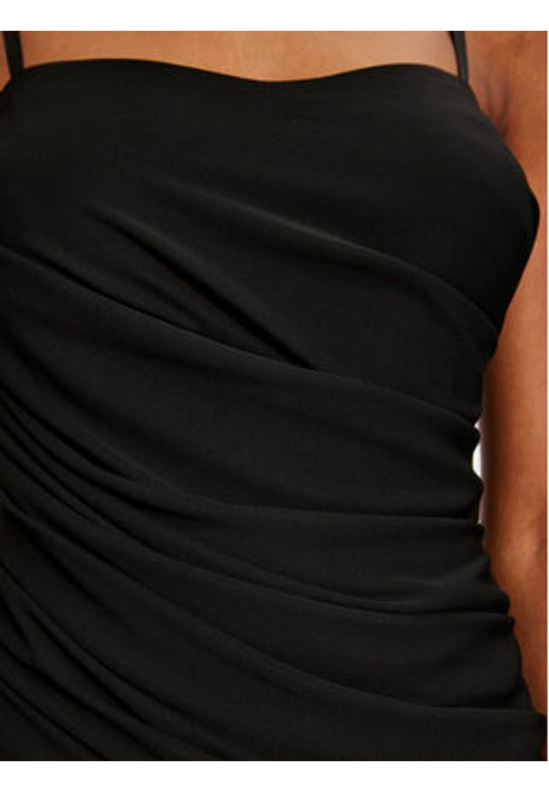 Rinascimento Sukienka wieczorowa 10007700389501000770038950 Czarny Regular Fit. Kolor: czarny. Materiał: syntetyk. Styl: wizytowy