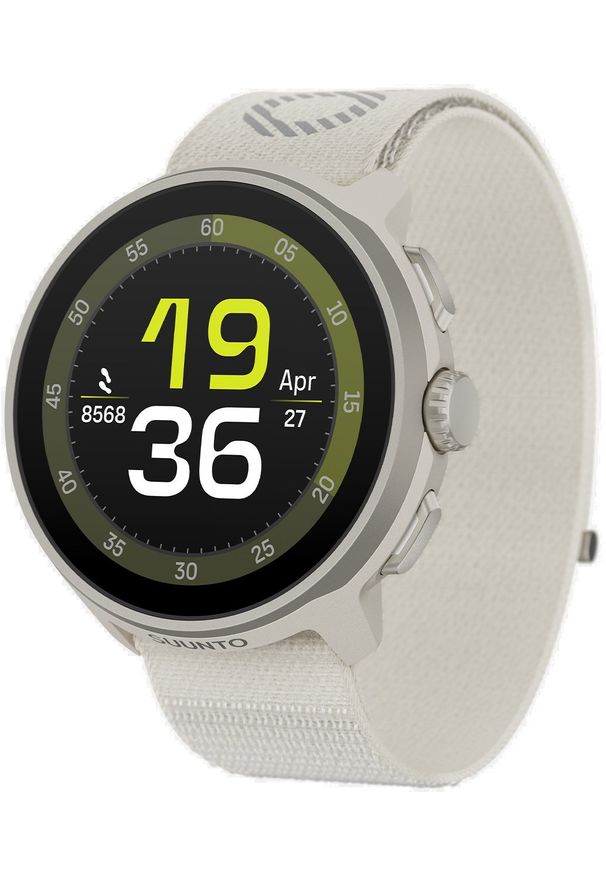 SUUNTO - Zegarek sportowy Suunto Run Frost Gray (SS051110000). Styl: sportowy
