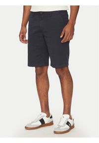 Marc O'Polo Szorty materiałowe M23 0384 15000 Granatowy Regular Fit. Kolor: niebieski. Materiał: bawełna