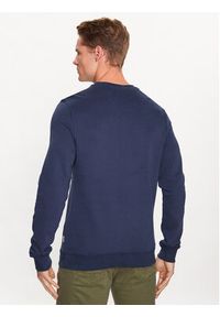 Blend Bluza 20715072 Granatowy Regular Fit. Kolor: niebieski. Materiał: bawełna #2