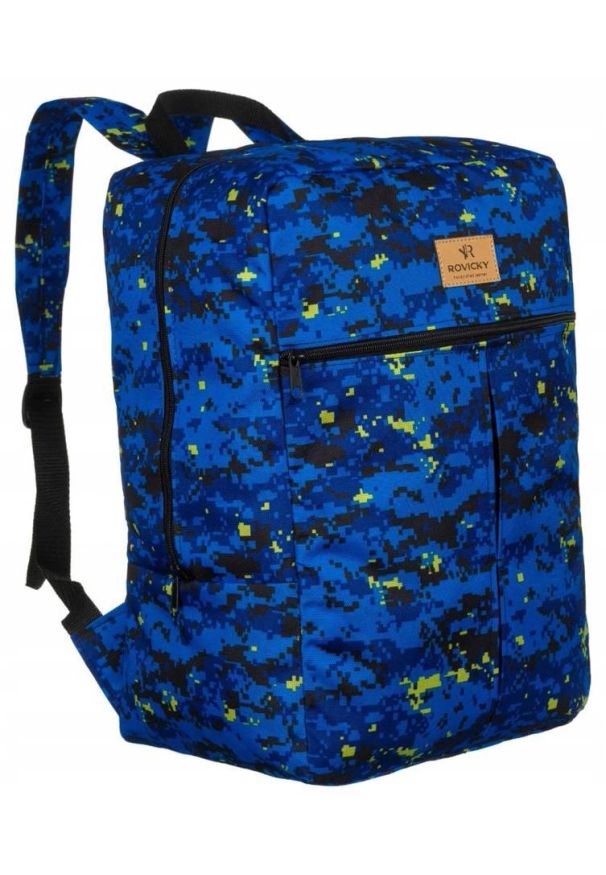 ROVICKY - Plecak podróżny Rovicky [DH] R-PLEC granatowy. Kolor: niebieski. Styl: sportowy