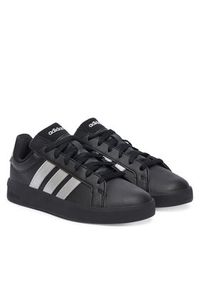 Adidas - adidas Sneakersy Grand Court 3.0 Shoes Junior KI7201 Czarny. Kolor: czarny. Materiał: skóra #2