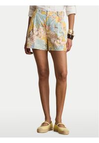 Lauren Ralph Lauren - LAUREN RALPH LAUREN Szorty materiałowe 200P10134001 Kolorowy Relaxed Fit. Materiał: len. Wzór: kolorowy #1