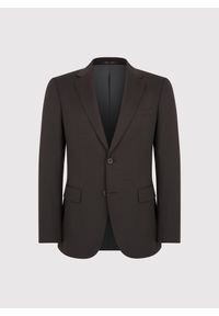 Pako Lorente - PAKO LORENTE – Brązowa marynarka garniturowa. Okazja: na spotkanie biznesowe. Kolor: brązowy. Materiał: poliester, wełna, wiskoza. Styl: biznesowy #7