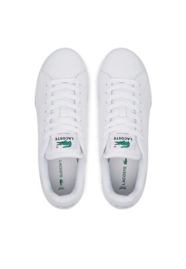 Lacoste Sneakersy Carnaby Cup 7-49SFA0040 Biały. Kolor: biały. Materiał: skóra