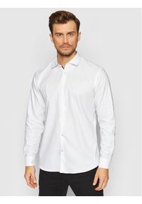 Selected Homme Koszula New Mark 16058640 Biały Slim Fit. Kolor: biały. Materiał: bawełna