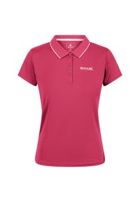 Regatta - Damska Koszulka Polo Maverick V. Typ kołnierza: polo. Kolor: różowy #1