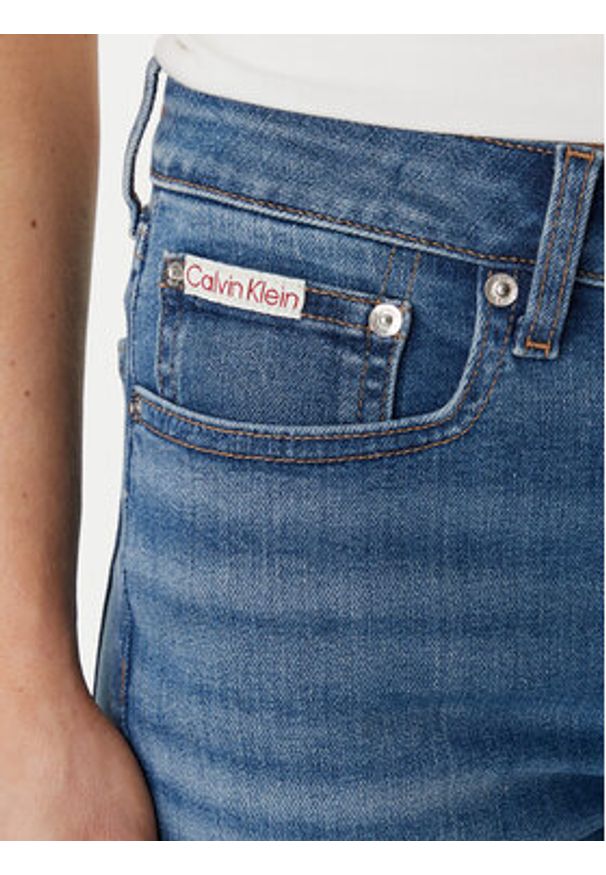 Calvin Klein Jeans Jeansy LV047F704G Niebieski Skinny Fit. Kolor: niebieski