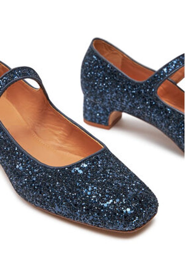 BALAGAN - Balagan Baleriny Dora Granatowy. Kolor: niebieski. Materiał: skóra