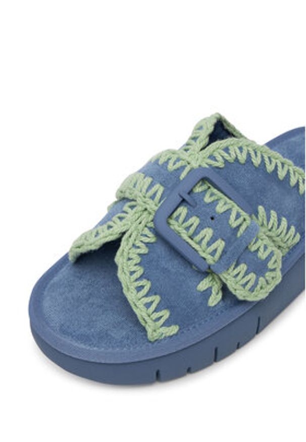 Roxy Klapki HY62277-3 Niebieski. Kolor: niebieski. Materiał: materiał