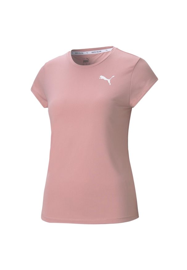 Koszulka treningowa damska Puma Active Tee. Kolor: różowy. Długość rękawa: krótki rękaw. Długość: krótkie