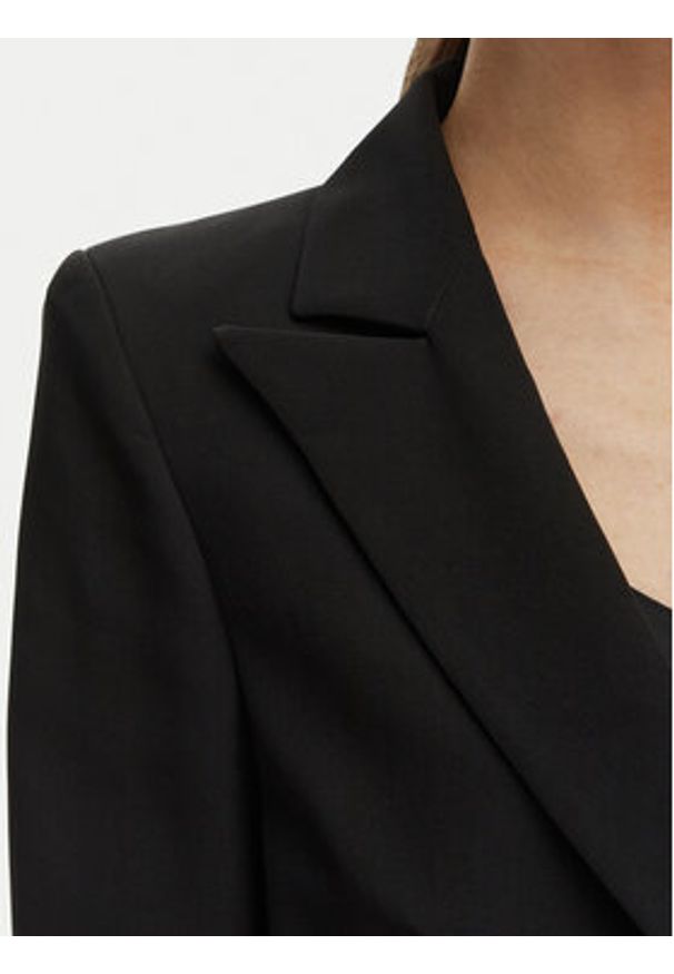 Rinascimento Marynarka CFC0128640003 Czarny Regular Fit. Kolor: czarny. Materiał: syntetyk