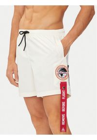 Aeronautica Militare Szorty kąpielowe 241BW219CT2967 Écru Regular Fit. Materiał: syntetyk #1
