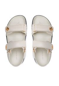 Tory Burch Sandały Kira Sport Sandal Calf Leather 144328 Écru. Materiał: skóra. Styl: sportowy #6