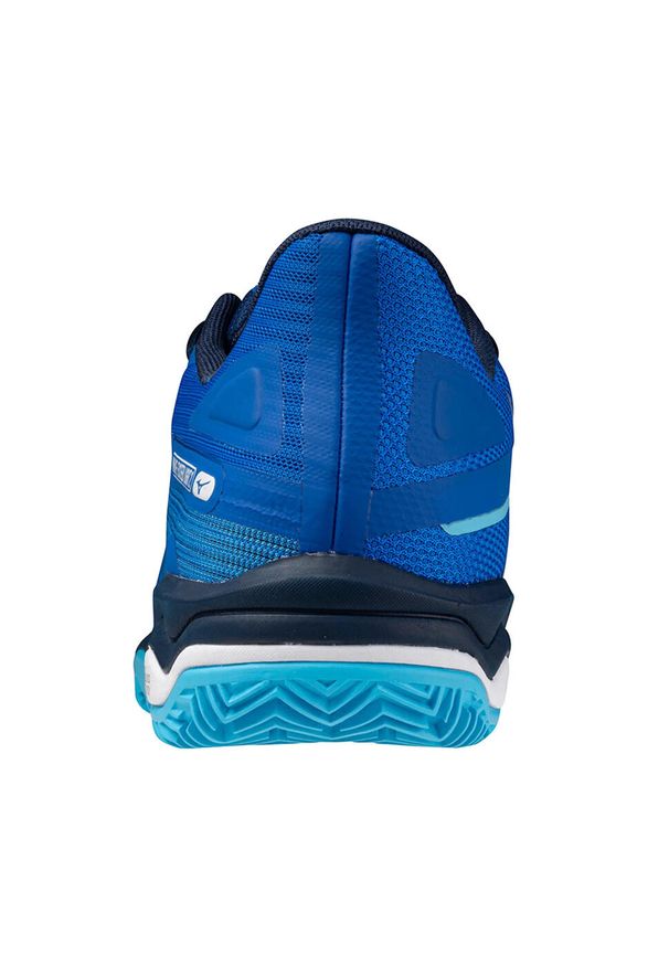 Mizuno - Męskie Buty Treningowe Wave Exceed Light 2 CC. Kolor: niebieski, wielokolorowy, biały. Model: Mizuno Wave. Sport: turystyka piesza