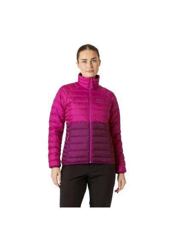 Damska kurtka ocieplana Helly Hansen Banff. Kolor: fioletowy, niebieski, wielokolorowy, różowy. Materiał: puch. Sezon: zima. Sport: narciarstwo