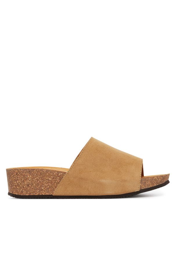 Klapki Scholl. Kolor: beżowy