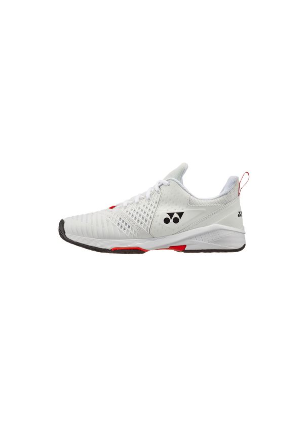 YONEX - Buty halowe Yonex Power Cushion Sonicage 3. Kolor: wielokolorowy, biały, czerwony. Sport: tenis