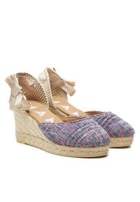 Manebi Espadryle Acapulco Low Wedge Espadrilles G 0.6 WL Fioletowy. Kolor: fioletowy. Materiał: materiał