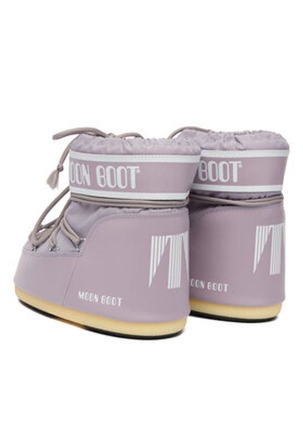 Moon Boot Śniegowce 80D1409340 Fioletowy. Kolor: fioletowy. Materiał: skóra