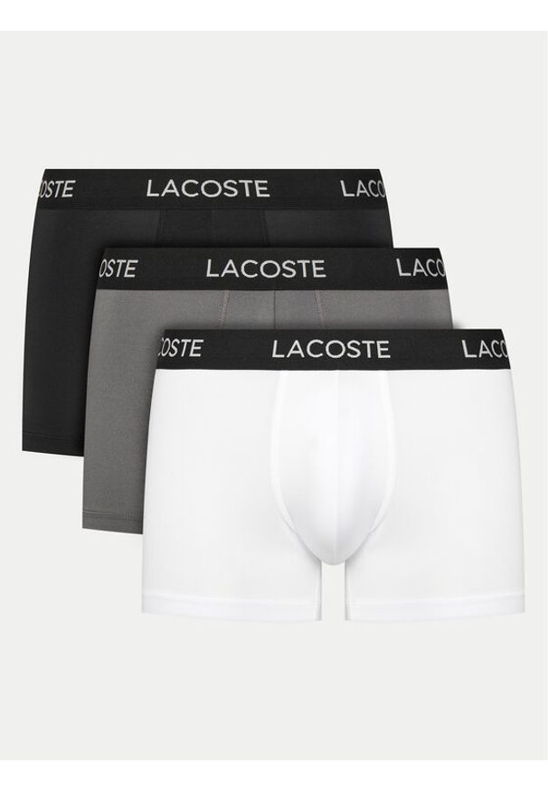 Lacoste Komplet 3 par bokserek 5H2394 Kolorowy. Materiał: syntetyk. Wzór: kolorowy