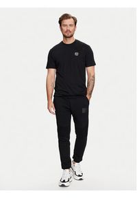 Plein Sport T-Shirt FADC MTK7558 STE003N Czarny Regular Fit. Kolor: czarny. Materiał: bawełna. Styl: sportowy #5