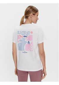 columbia - Columbia T-Shirt Boundless Beauty™ Graphic 2036573 Biały Relaxed Fit. Kolor: biały. Materiał: bawełna