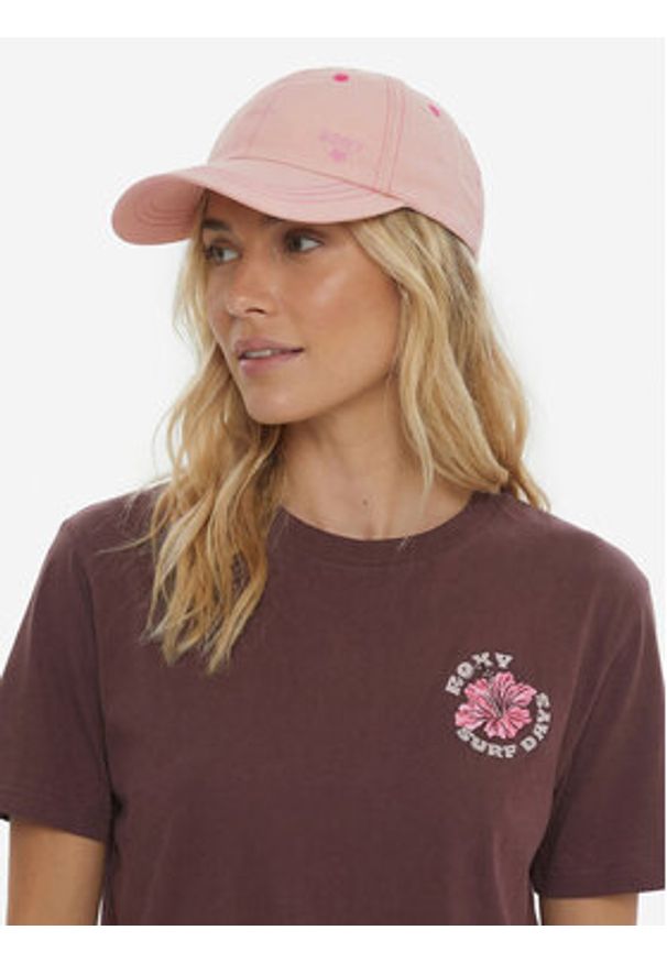 Roxy Czapka z daszkiem RX-W3-001-SS25 Różowy. Kolor: różowy. Materiał: materiał