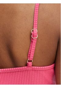 Guess Top E6GP01 KG322 Różowy Slim Fit. Kolor: różowy. Materiał: syntetyk #3