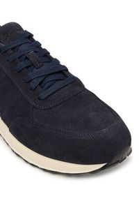 Clarks Sneakersy Radwell Tie 26186565 Granatowy. Kolor: niebieski. Materiał: skóra, zamsz #3