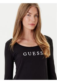 Guess Bluzka O5RI00 KBBU1 Czarny Regular Fit. Kolor: czarny. Materiał: bawełna #4